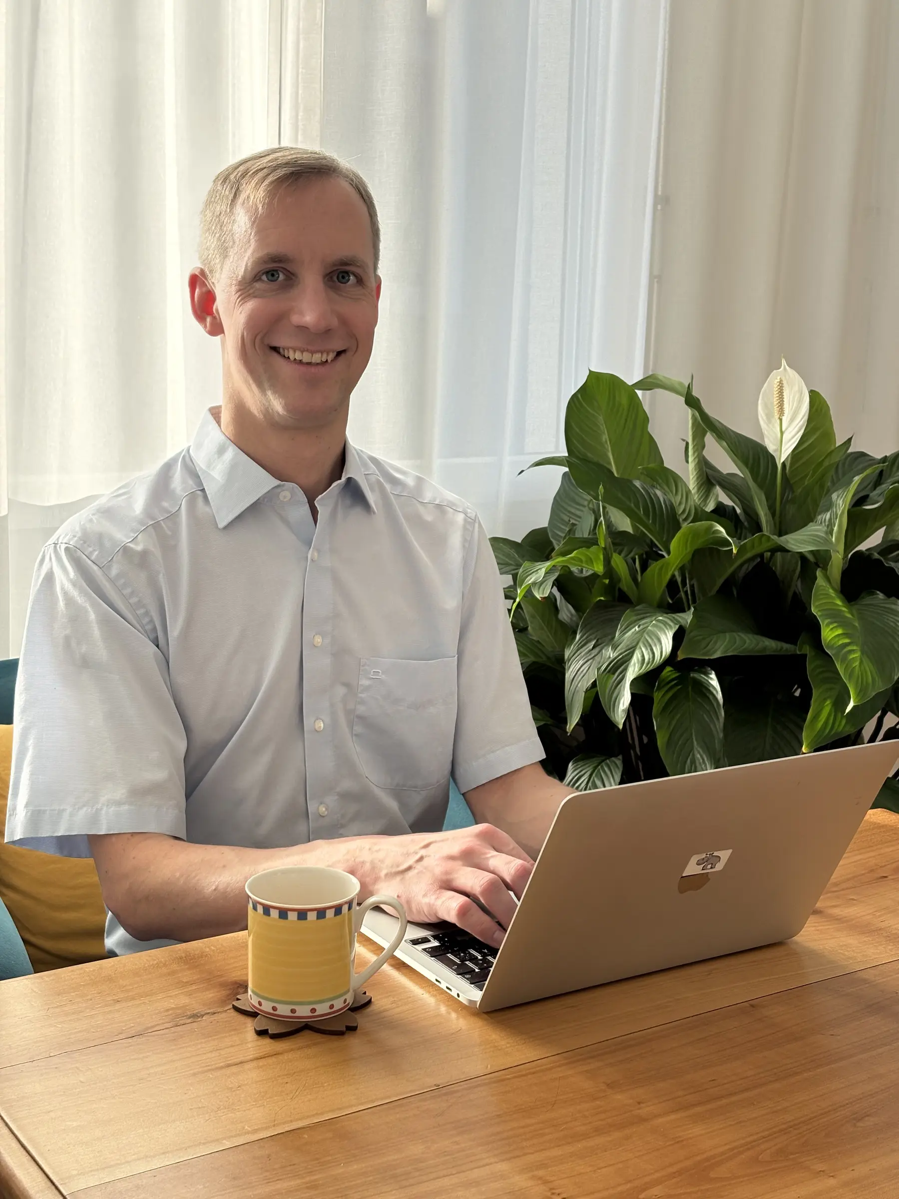 Alexander van der Berg at work